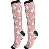 oyebn Duck Compression Socks Women and Men 15-20mmHg-Circulation Support Socks for Athletic Running Cycling