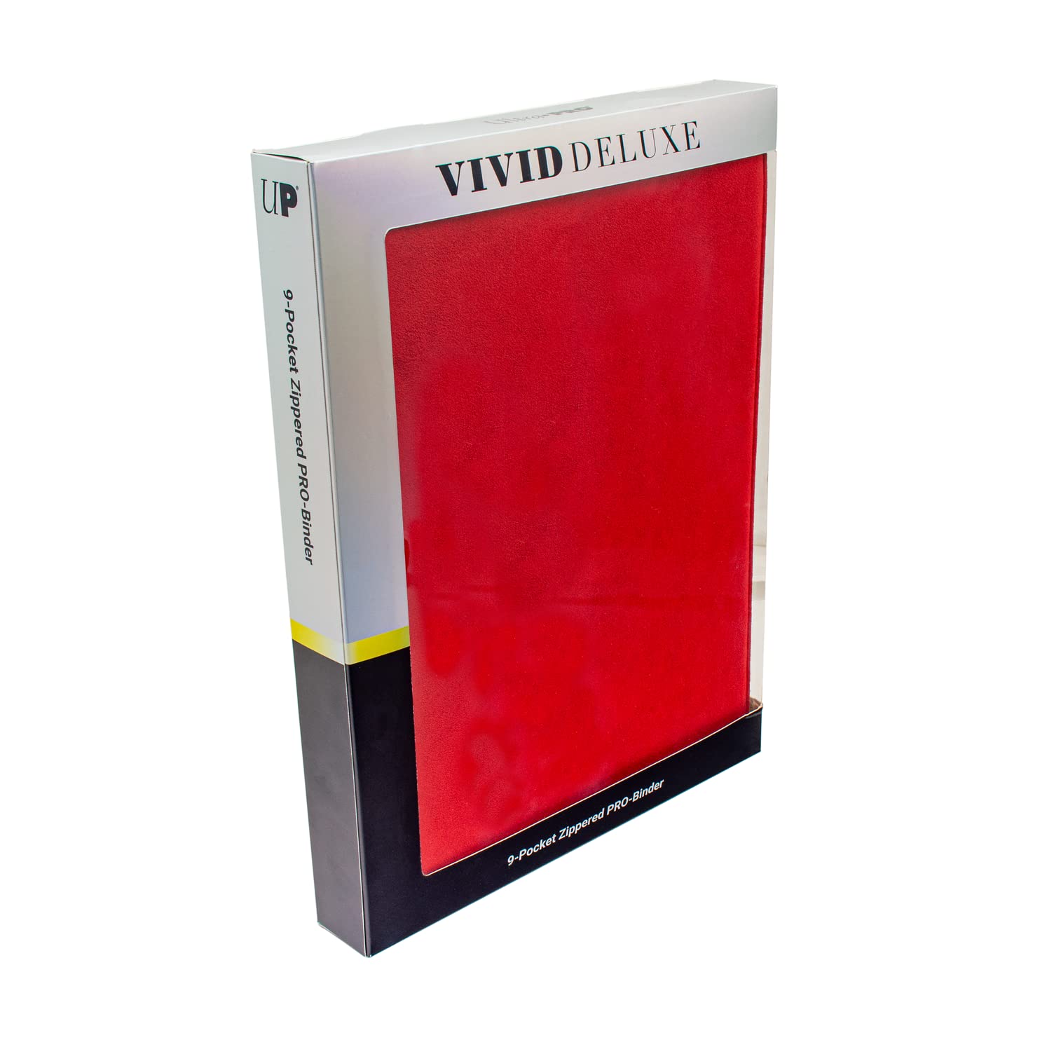 Vivid Deluxe 9-Pocket Zippered PRO-Binder - Red
