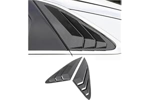 AULESSE Rear Side Window Louvers Compatible with K5 Gt and Gt Series 2021 2022 2023 2024 2025 Sport Decoration Accessories Air Vent Scoop Louver Window Scoop Louver Cover Carbon Black