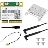 Waveshare Wireless MINIPCIE AX210 NIC, Compatible with Linux, Windows 10/11, Gigabit Tri-Band Wi-Fi 6E, 802.11AX Standard, Bluetooth 5.3