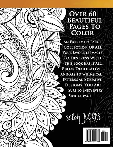 Download Adult Coloring Book Stress Relieving Designs Animals Mandalas Flowers Paisley Patterns And So Much More Coloring Book For Adults Pricepulse