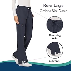 Cherokee Scrubs for Women Mid Rise Moderate Flare