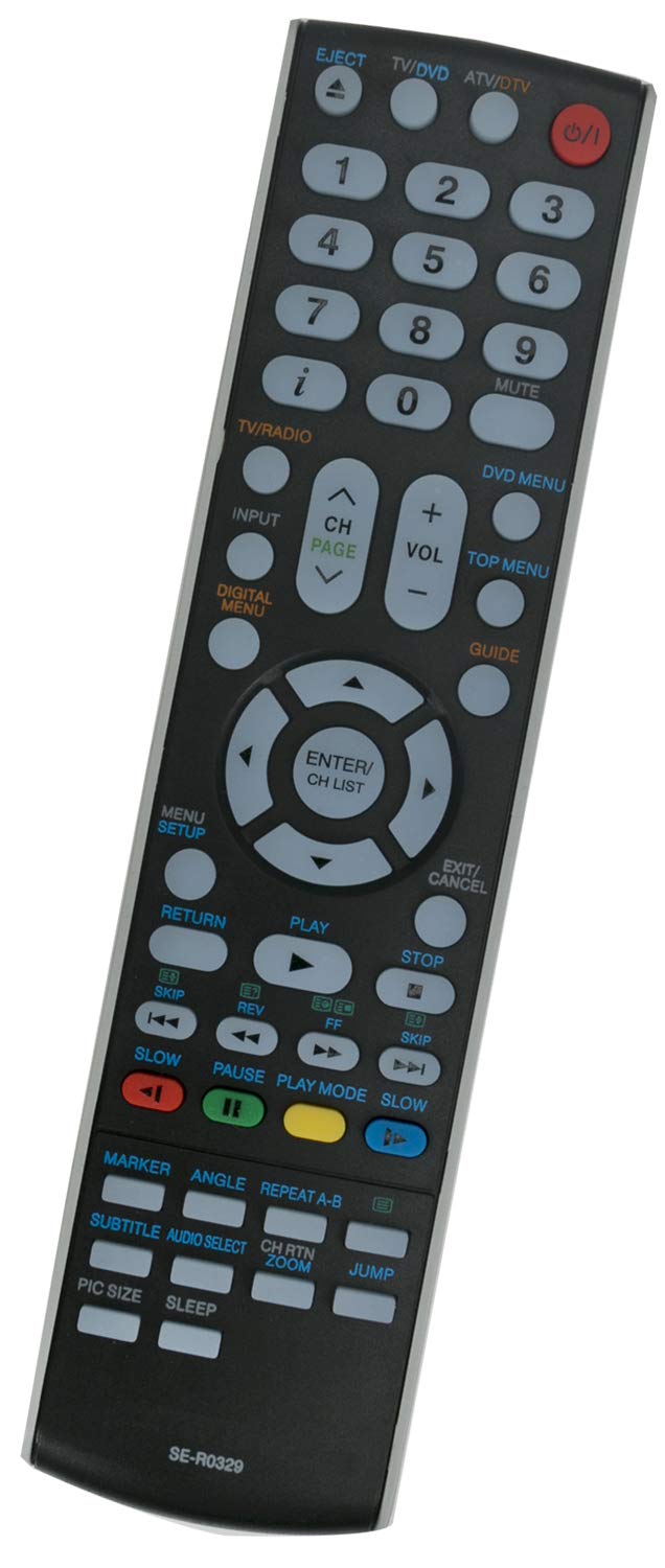 ALLIMITY SE-R0329 SER0329 Remote Control Replace for Toshiba DVD LCD Colour TV 19DV733G 22DV615DB 22DV665DG 2870DD 2877DB 32W8DF 3798DG 43PH14Q 43PJ93B 46WH08B 2577DB 26DV733G 28W8DF 2998DG