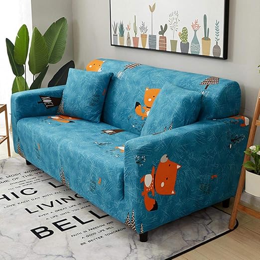 Lisept 1 Piece Printed Stretch Sofa Couch Covers 1 2 3 4 Seater