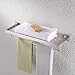 KES Bathroom 24 Inch Towel Racks with Shelf Wall Mount Hotel style,Brushed SUS 304 Stainless Steel, A2510-2