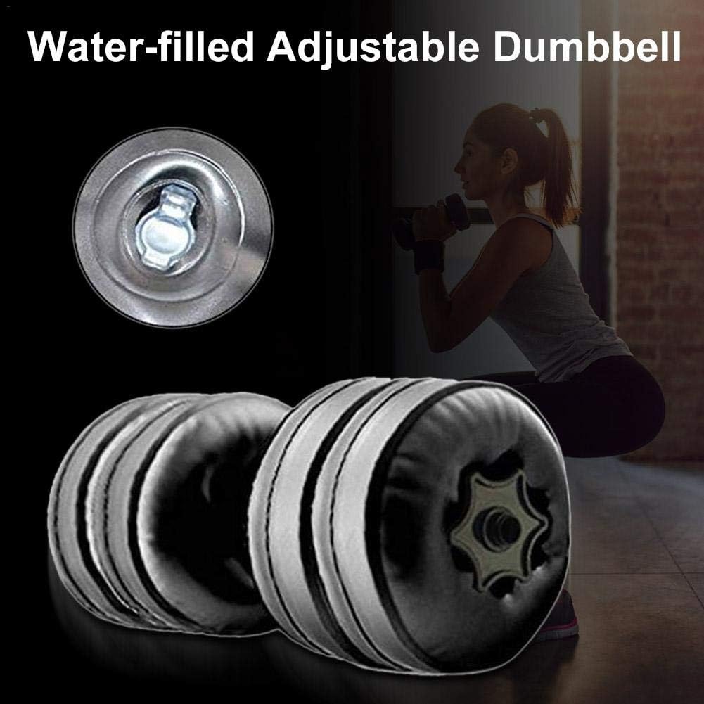 Mississ | Water Filled Adjustable Dumbbells Weight 20kg Environmental Training Arm Muscle Strength Fitness Dumbbell Barbell Lifting Dumbells Gym Exercise Professional Workout cost-effective