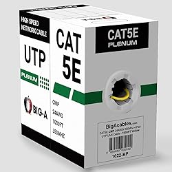 Big-A - 1000ft Cat5e Plenum Ethernet