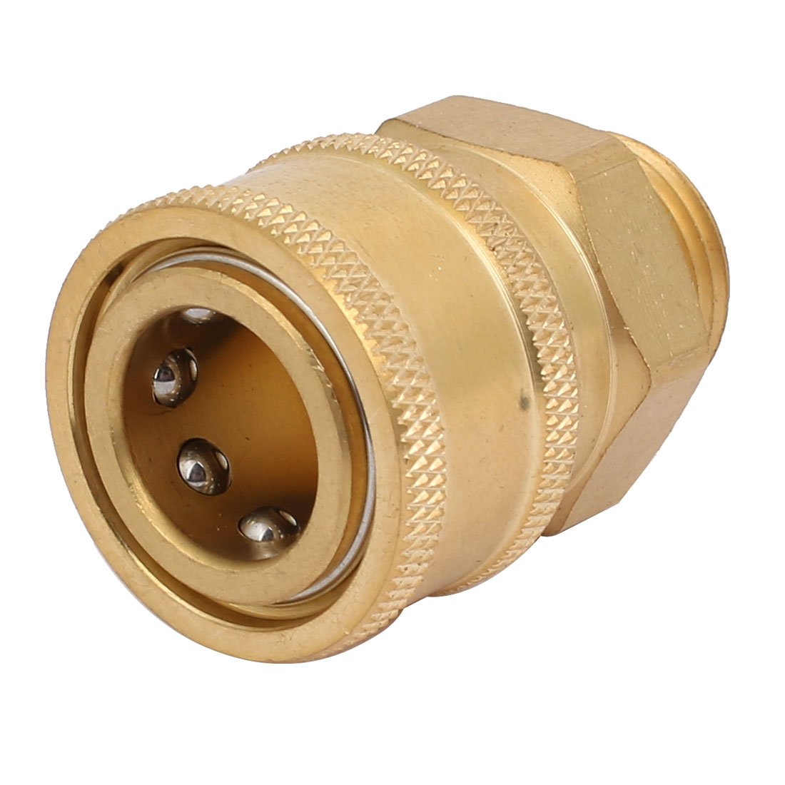 Sourcingmap M18 Male Thread Cleaning Machine Pressure Washer Pipe Quick Coupler Connector