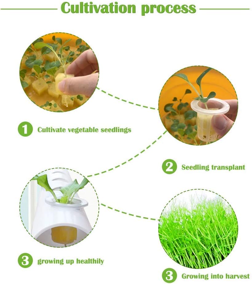 HUKOER Kit cultivador, Auto Kit de riego Cloner DIY que planta72 ...