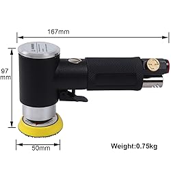 2" and 3" Random Orbital Air Mini Sander, Pneumatic