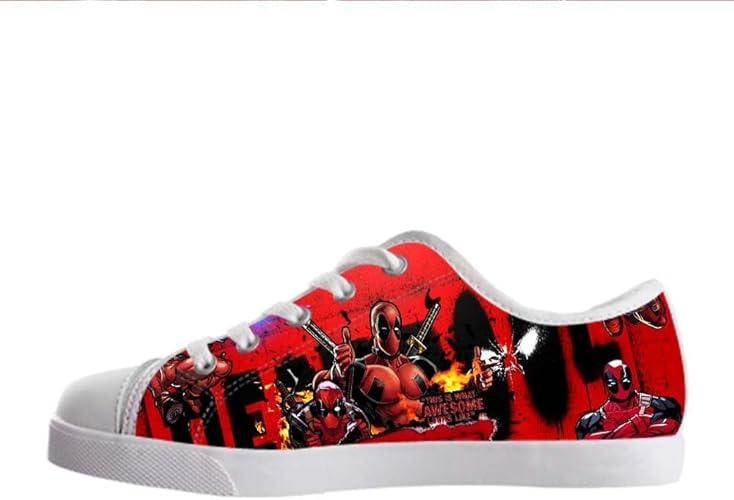 deadpool slip on shoes