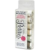 Sulky Sampler Cotton Petites, 12-watt, Neutrals Assortment, 6-Pack