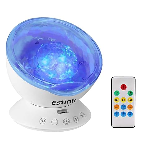 Ocean Wave Night proyector de luz con reproductor de música para ...