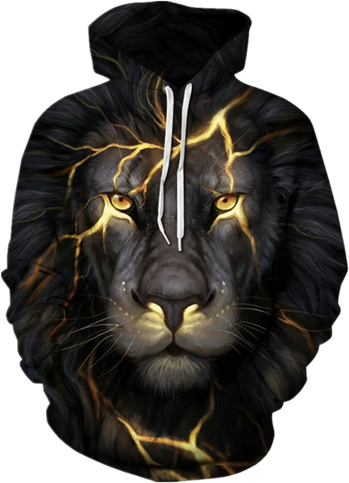 New 3D Digital Print Athletic Sweaters Hoodie Hooded Sweatshirts