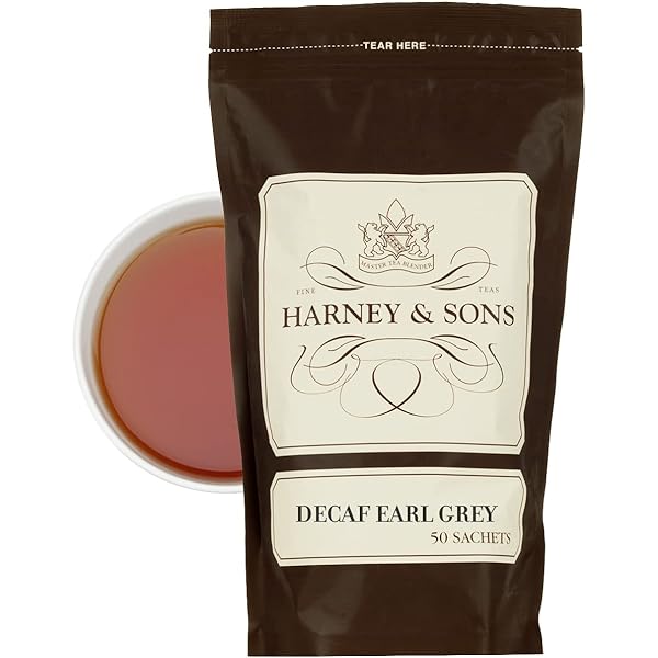 Amazon.com : Harney & Sons Decaffeinated Earl Grey Tea bags, Black