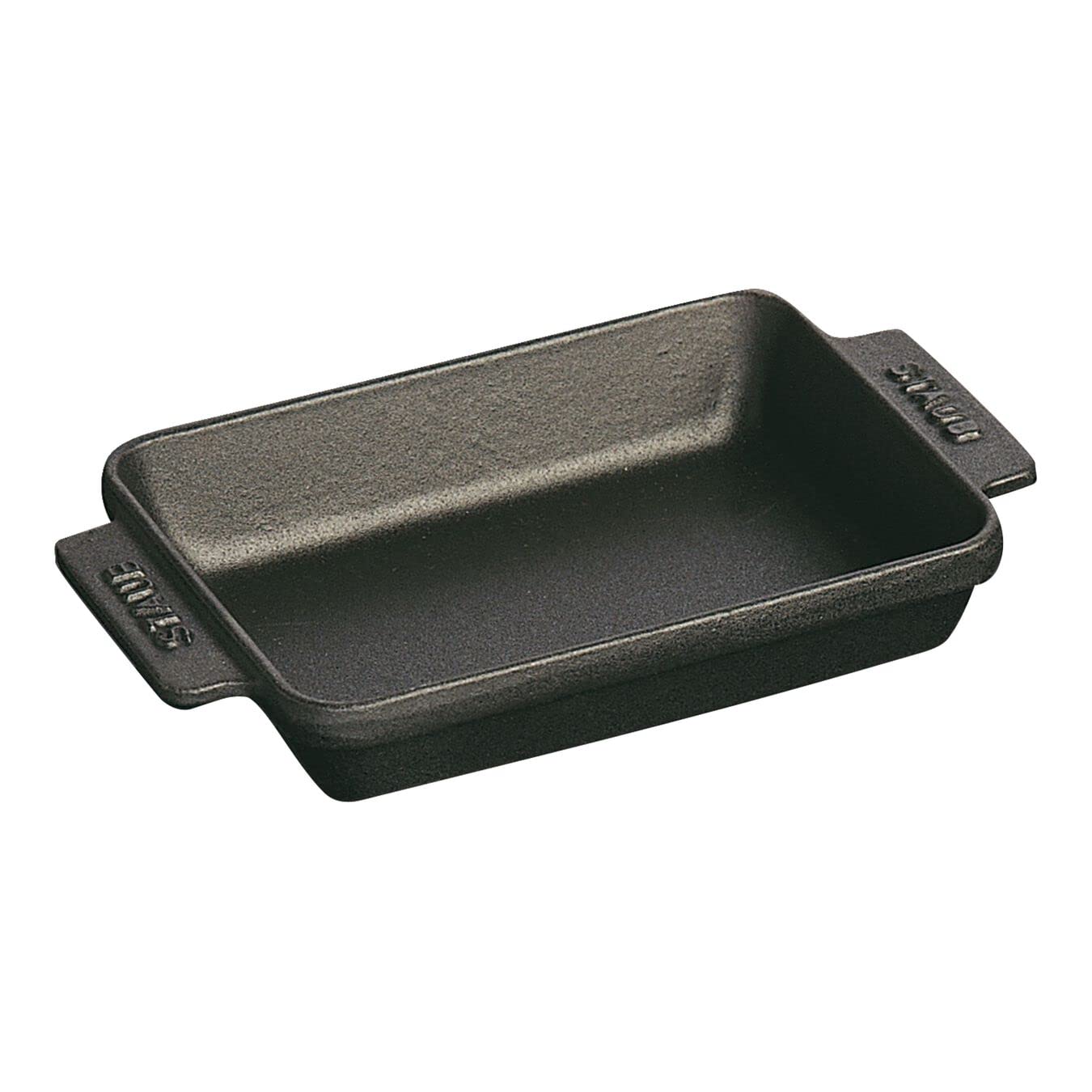 STAUB Mini Dish Rectangular 15 x 11 cm, Black