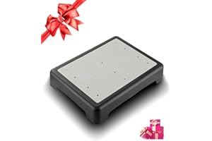 MIHEQIKQI One Step Stool, Mobility Step Stool for Seniors & Kids, Portable Non-Slip Step Platform Indoor and Outdoor, 3.71 Inch High Safety Step for Car, Bedside, Kitchen,Shower,Corridor,Stairs(Black)