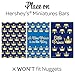 Blue and Gold Little Prince Baby Shower Mini Chocolate Candy Bar Wrapper Labels, Party Favor Stickers - 45 Count