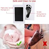 Nabance Baby Handprint Footprint Kit with 3 Ink Pads 6 Cards Safe Non-Toxic view 2