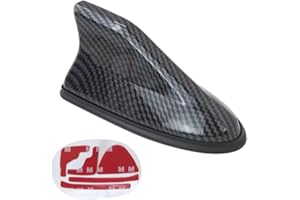 GRABOTE Upgraded Carbon Fiber Car Roof Antenna Shark Fin Antenna Aerial for Acura RDX/TLX/MDX