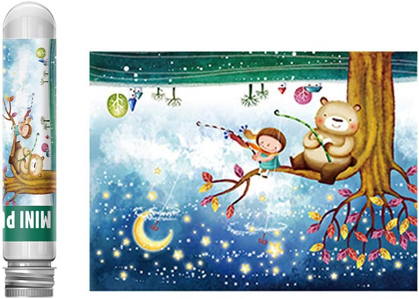 Jigsaw Puzzles 150 Pieces for Adults, Happy Fishing Painting, DIY Set Unique Gift Home Decor Children's Educational Toys Mini Paper Puzzles for Adults or Kids 7 and up Ages 15 x 10cm