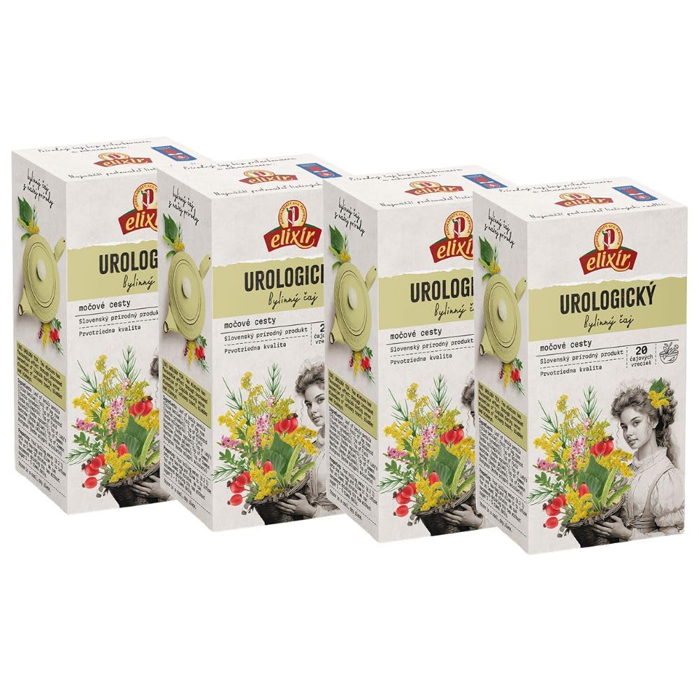 Urological Tea: Soothe and Support Your Urinary Tract Comfort | Natural Herbal Tea (4 Pack, 80 Tea Bags 160g)