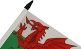 AZ FLAG Wales Table Flag 5x8 in Welsh Office Decoration 100% Polyester view 4