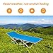 Foldable Portable Blue Cot College University Student Teacher Field trips Saving Space Outdoor Learning Playing Hiking Fishing Travel Temporary Bed Park Beach Backyard Garden Campers Exploresthumb 3