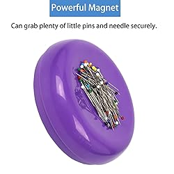 Hilltian Magnetic Pin Cushion with 100 Plastic Head