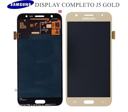 Samsung J500 Galaxy J5 LCD Touch Screen Display Glas Front gold Original Neu mit Service Pack