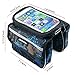 Bike Bag, RilexAwhile Bicycle Top Tube Phone Bag Bike Storage Bag for Max Phone Screen 6.2in with Waterproof Touch Screen Phone Casethumb 1