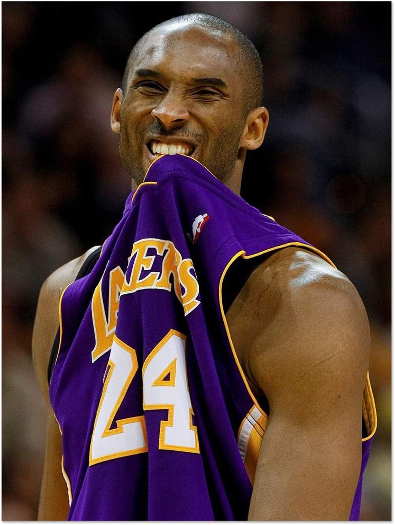 FUNHUA Kobe Bryant Poster Canvas Art Print Unframed for Wall Decoration 18 x 24 inches