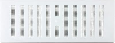 MAP Adjustable Plastic Air Vent Grille With Flyscreen White 9 x 3