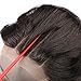 Beata Hair 130% Density Brazilian Body Wave Lace Closure 3 Part 100% Virgin Human Hair Closure with Bleached Knots (16inch)