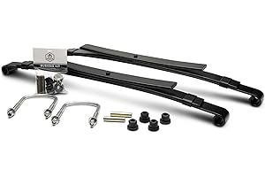MODZ® Club Car Precedent Golf Cart Rear Dual Action Heavy Duty Leaf Springs - Set of 2