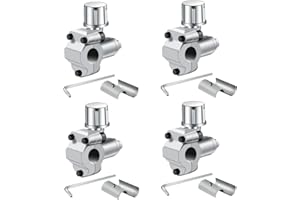 Trounistro 4 Pack BPV-31 Bullet Piercing Valve Line Tap Valve Kits Adjustable Valve for Air Conditioners HVAC 1/4", 5/16", 3/8" Tubing
