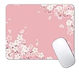 IMAYONDIA Cute Pink Mouse Pad, Floral Flowers Mouse