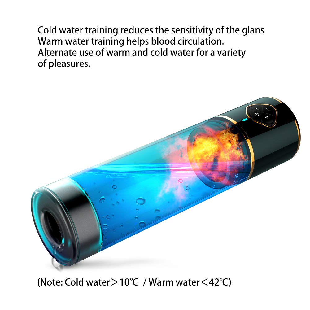 Penispumpen,SPA-Trainingspumpen, Vakuumpumpen Elektrische Sexspielzeug Stimulation Trainer und Langlebiger Penisvergrößerung Vagina Eingang für Männer Penis Hydraulikpumpen