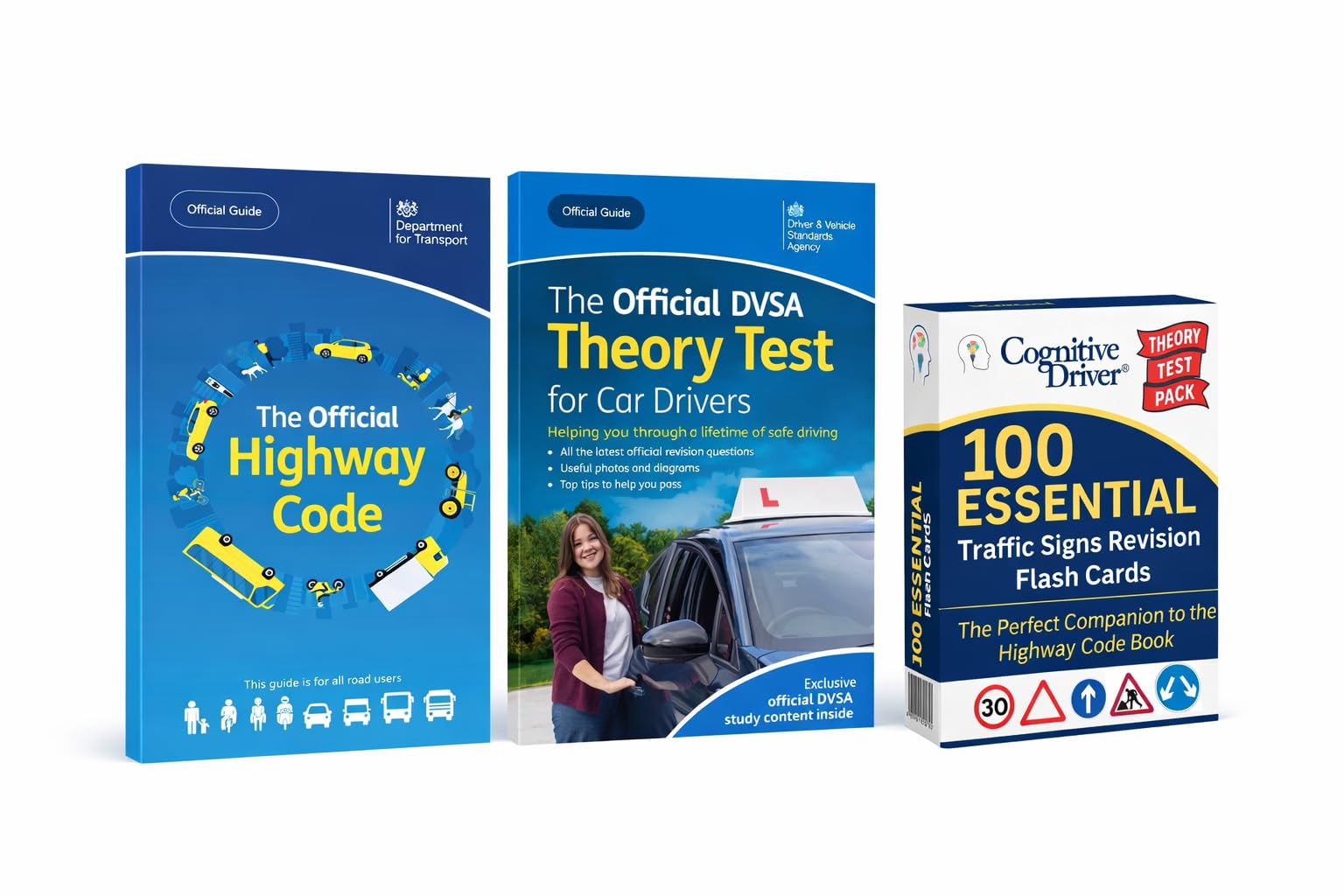 Driving Theory Test 2026 Book Kit | Highway Code, Theory Test for Car Drivers, & Traffic Signs Flash Cards