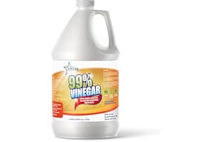 STELLAR CHEMICAL CORP Stellar Chemical - 99% Pure Vinegar - 100% Natural Concentrated Cleaner - Dilutes to 20 Gallons - 20x Power Vinegar - 1 Gallon