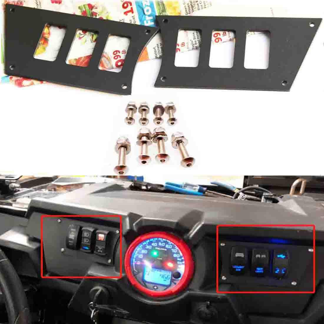 for Polaris RZR Dash Rocker Switch Plate Panel 900 900s 1000s XP1000 2015-2018: Industrial & Scientific