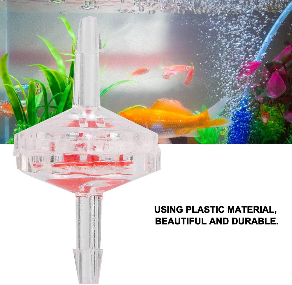 Non-Return Check Valve, 10Pcs Aquarium Air Pump One-Way Inline Check Valve Non Return Fit for Fish Tank(3mm) - Image 4