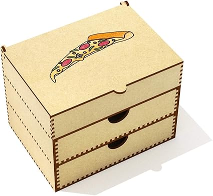 Azeeda Porción de Pizza Caja de Maquillaje (VC00018463): Amazon.es: Juguetes y juegos