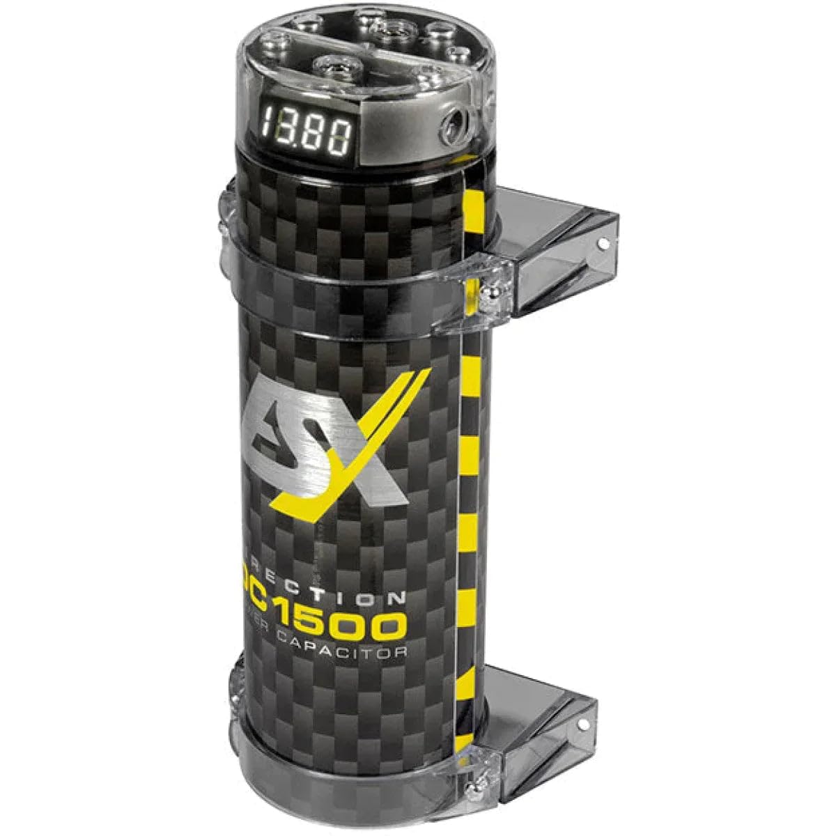 ESX DC500-0.5 Farad Puffer-Kondensator mit integriertem Verteilerblock