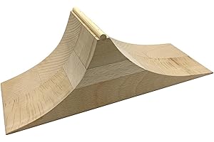 Wooden Professional Fingerboard Ramp, Realistic Finger Skateboard Obstacles for Boys Kids, Style 1