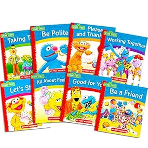 Sesame Street Elmo Manners Books for Kids Toddlers — Set of 8