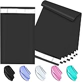 JollyTrip 120PC Poly Mailers 6x9 Inch Black Mailing Envelopes Bags 6x9 Poly Mailers Shipping Bags with Self Adhesive Seal, Waterproof, and Tear-Proof Postal Bags