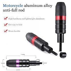 PLJSHAX Motorcycle Frame Sliders for Kawasaki