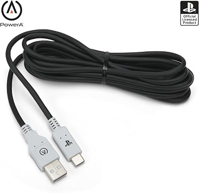 PowerA USB-C Cable for PlayStation 5 DualSense Controller 10ft Officially