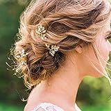 Venusvi Bridal Wedding Hair Pins for Women and Girls -Party and Evening Hair Pins 3 pieces
